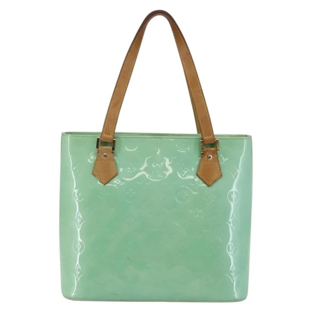 LOUIS VUITTON Monogram Vernis Houston Hand Bag Peppermint - Picture 2 of 15
